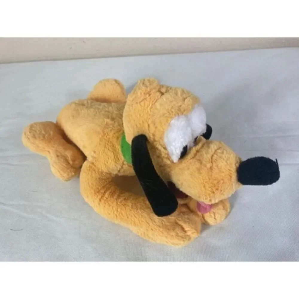 Disney Parks Pluto Plush Dog Laying Down Mickey Mouse Stuffed Animal Toy‎